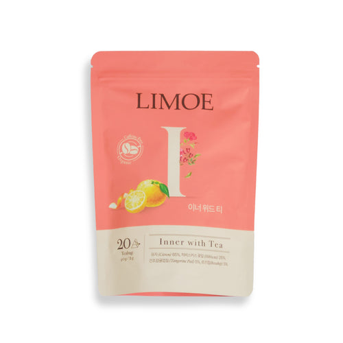 리모에 이너 위드 티 유자 히비스커스 귤피 로즈힙 유기농 블렌딩 차 20티백