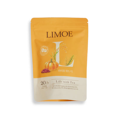 리모에 라이프 위드 티 늙은호박 팥 현미 루이보스 유기농 블렌딩 차 20티백